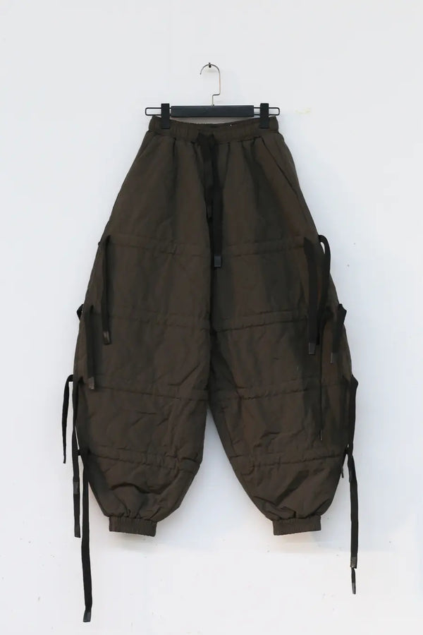 CHENPENG Caterpillar Quilted Pants CP20AWB013